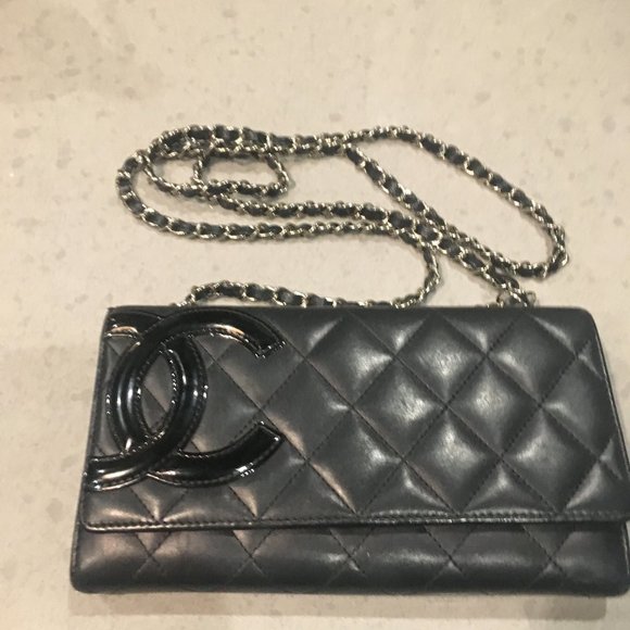 Cambon Wallet on Chain Quilted Leather - Picture 2 of 5